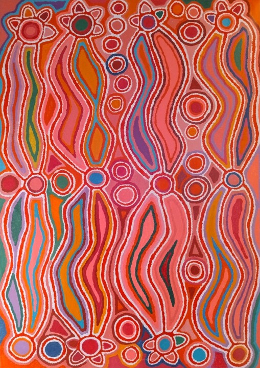 Malarstwo zatytułowany „A026” autorstwa Xia Xia, Oryginalna praca, Akryl