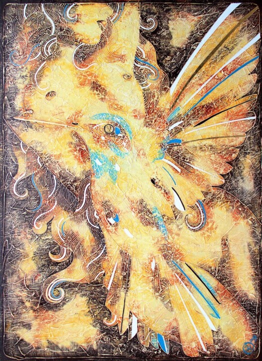 "ABOUT the GENTLE HU…" başlıklı Tablo Vasili Zianko tarafından, Orijinal sanat, Akrilik