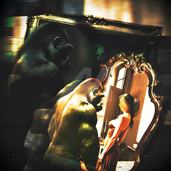 "DÉNI" başlıklı Dijital Sanat Lartofusioniste tarafından, Orijinal sanat, Dijital Kolaj