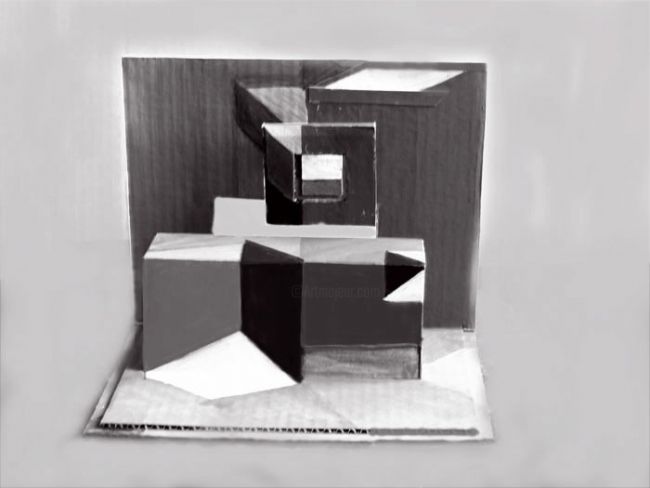 Collages titled "By volume collage :…" by Alexey Kriventsov, Original Artwork