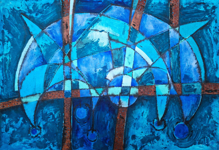 "Silencio Acuático" başlıklı Tablo Francisco Muñoz Tejeida tarafından, Orijinal sanat, Akrilik