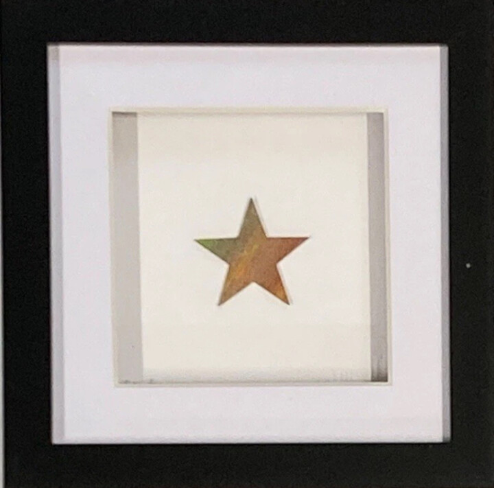 Картина под названием "Shooting Stars 64/64" - Damien Hirst, Подлинное произведение искусства, Аэрозоль Установлен на Другая…