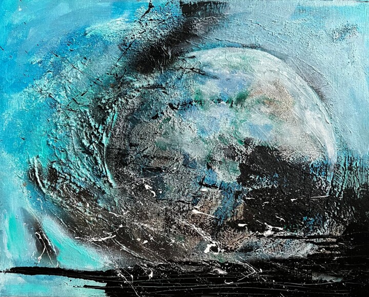 "Crying Earth" başlıklı Tablo Vanja Zanze tarafından, Orijinal sanat, Akrilik