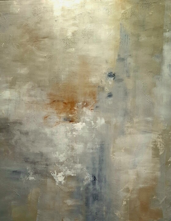 Peinture intitulée "Bruma y arena" par Loreto Innerarity, Œuvre d'art originale, Acrylique