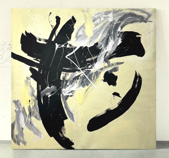 Painting titled "Exp.5" by Rosi Roys, Original Artwork, Acrylic