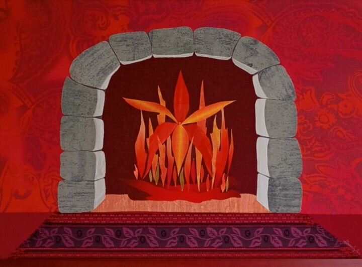 Arte têxtil,  19,7x27,6 in 