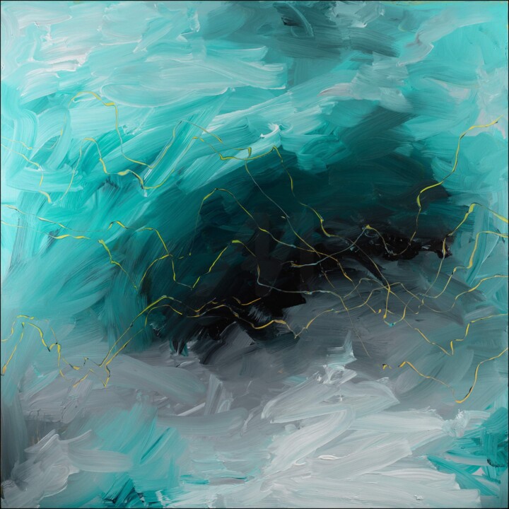 Pintura intitulada "Watch It Fly" por Nemanja Nikolic, Obras de arte originais, Acrílico