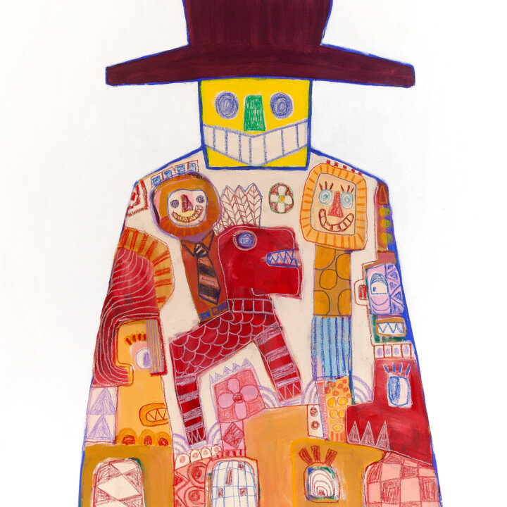 "The Visitor - part 1" başlıklı Tablo Tommy Lennartsson tarafından, Orijinal sanat, Akrilik