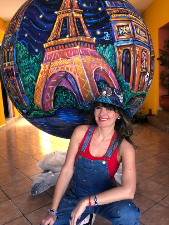 "Locos por el Arte" başlıklı Tablo Jessica Shilling tarafından, Orijinal sanat, Akrilik