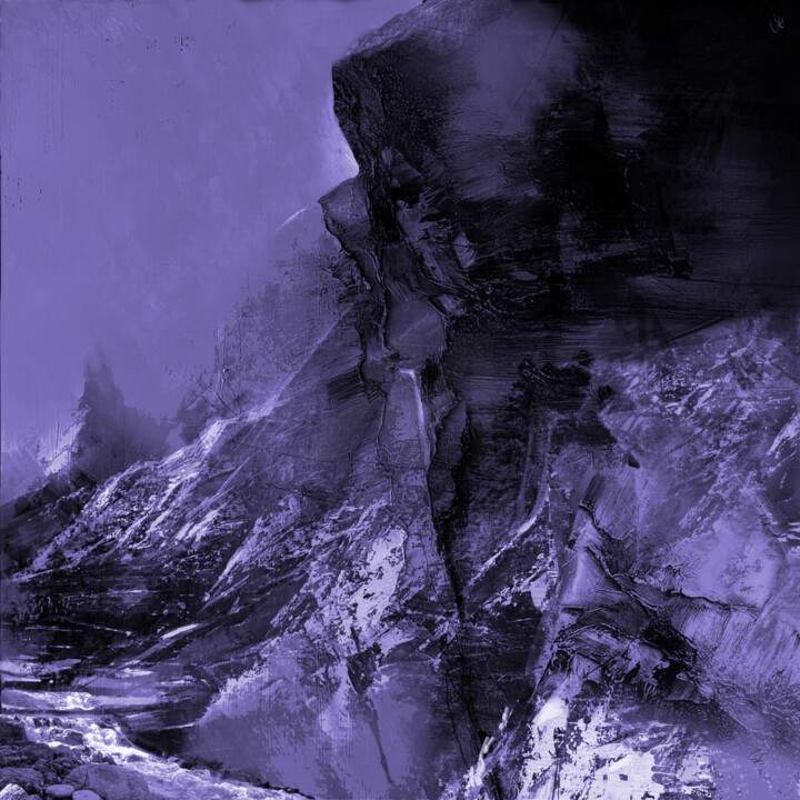 Grafika cyfrowa / sztuka generowana cyfrowo zatytułowany „APRÈS L'ORAGE” autorstwa Gérard Esquerre, Oryginalna praca, Malars…