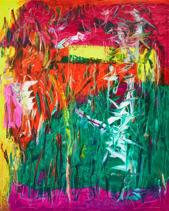 "Feed My Tongue / I…" başlıklı Tablo Simon Findlay tarafından, Orijinal sanat, Petrol