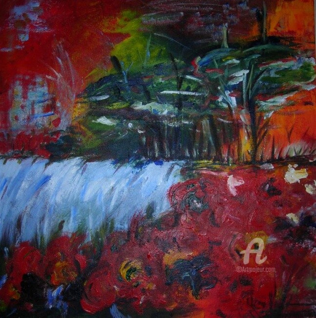 "cascade" başlıklı Tablo Maria Valverde tarafından, Orijinal sanat