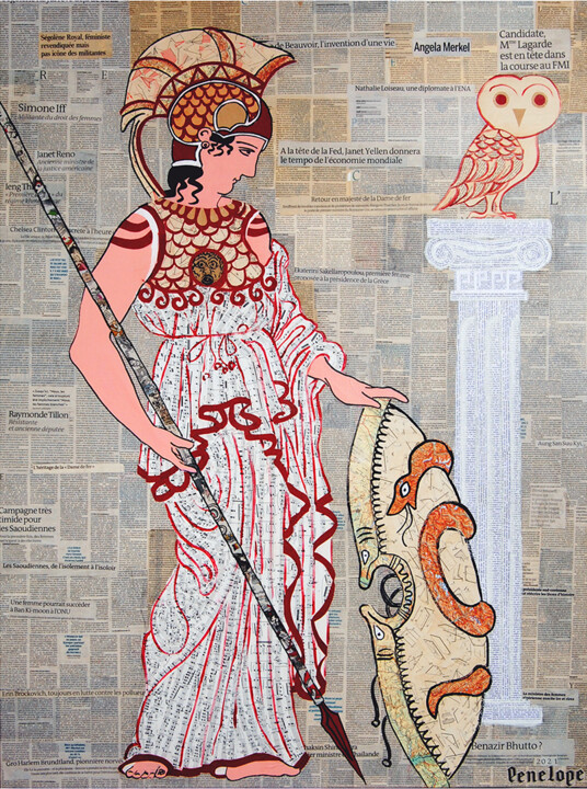 Kolaj,  51,2x38,2 in 