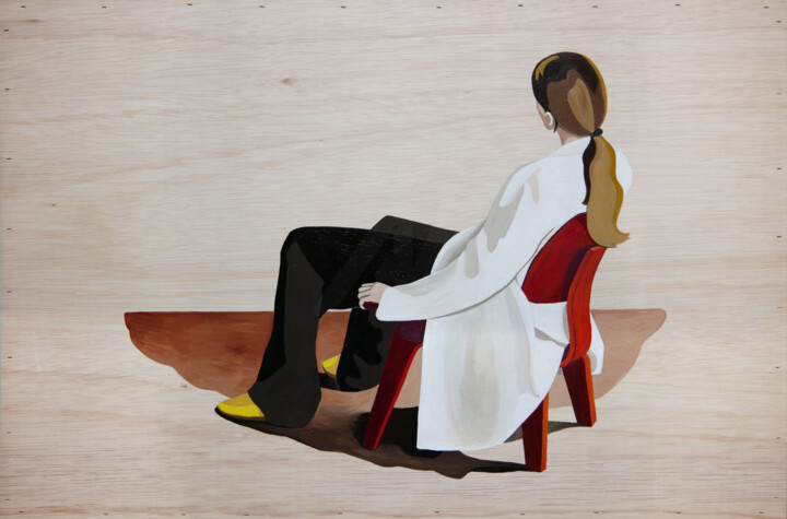 Peinture intitulée "So near, So far" par Young Park, Œuvre d'art originale, Acrylique