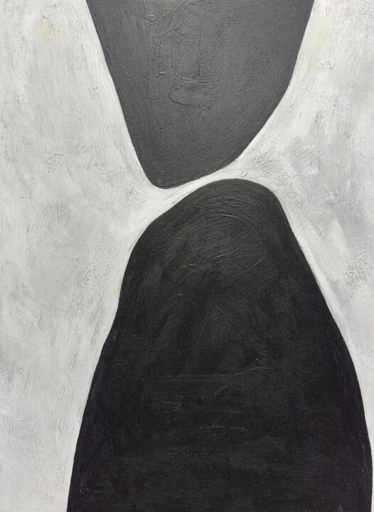 Peinture intitulée "Gravity" par Anastasiia Krykun, Œuvre d'art originale, Acrylique Monté sur Châssis en bois