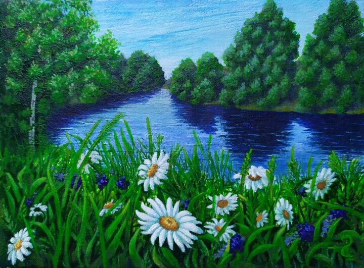 Where time stands still. Summer afternoon by the river.