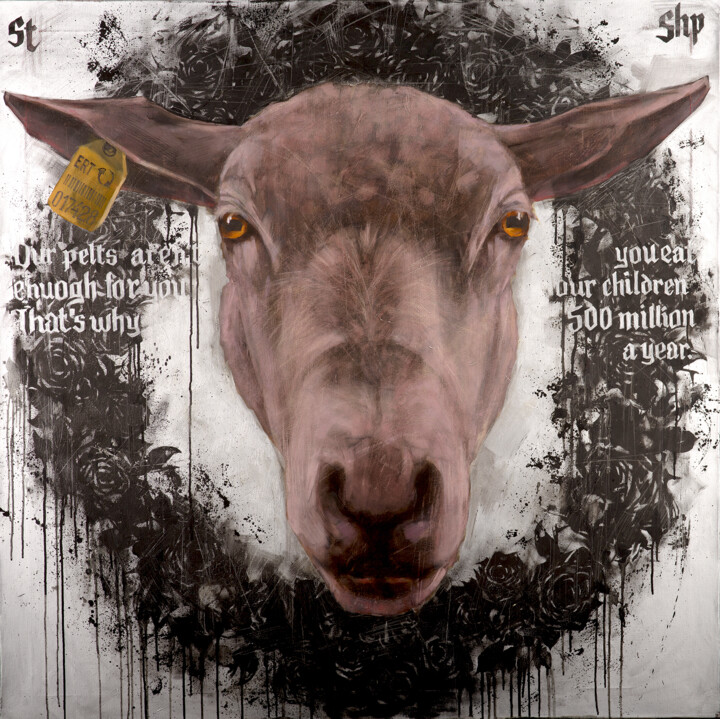 绘画 标题为“Project "New saints…” 由Igor Shulman, 原创艺术品, 油