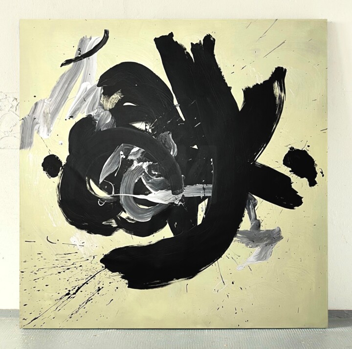 Painting titled "Exp.6" by Rosi Roys, Original Artwork, Acrylic