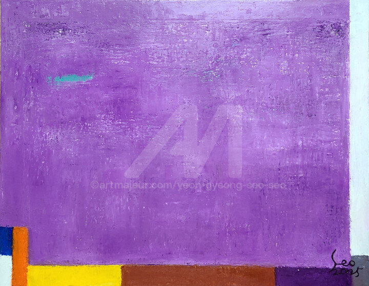 Peinture intitulée "The Quiet Pulse of…" par Yeon-Gyeong Seo (Seo), Œuvre d'art originale, Huile