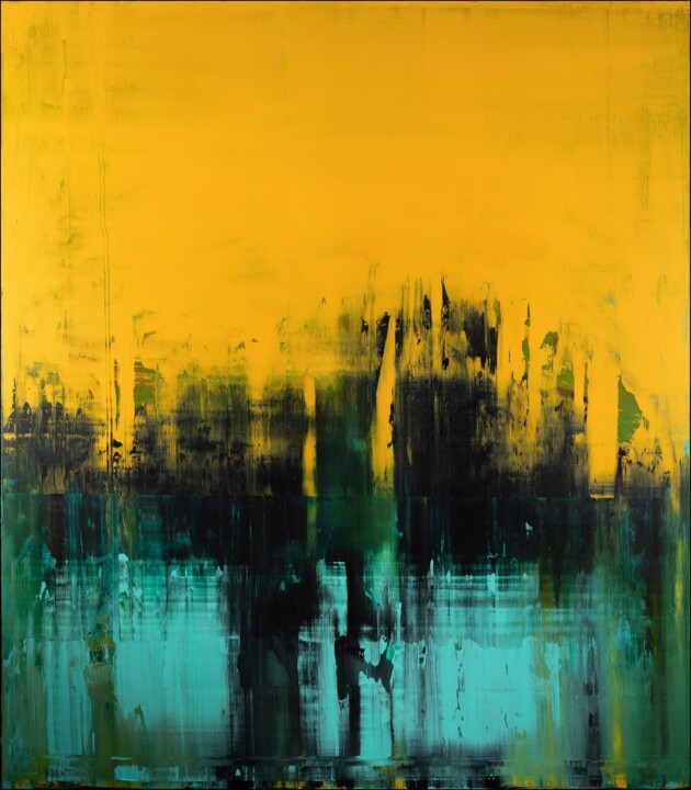 Pintura intitulada "Down By The Water" por Nemanja Nikolic, Obras de arte originais, Acrílico