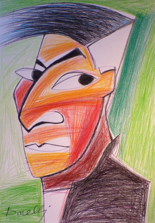 Peinture intitulée "Portrait of Maurizi…" par Gabriele Donelli, Œuvre d'art originale, Pastel