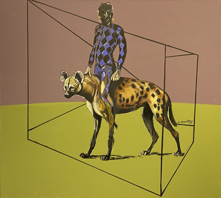 Peinture intitulée "Bir ihtimal daha va…" par Turgut Aygün, Œuvre d'art originale, Acrylique