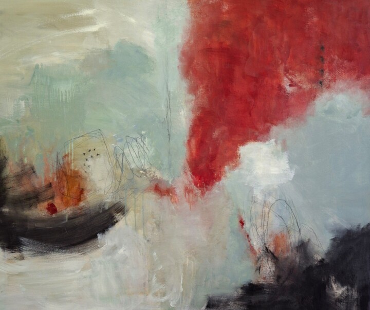 绘画 标题为“truly unexpected ap…” 由Annette Marx, 原创艺术品, 丙烯 安装在木质担架架上