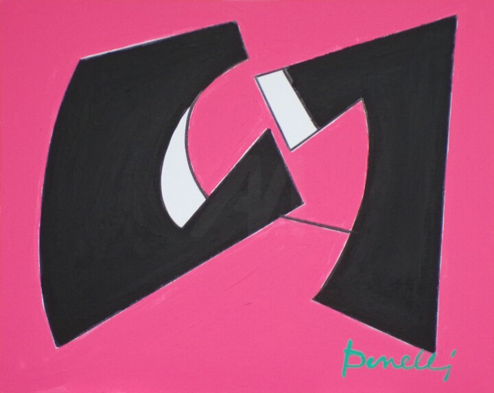 Peinture intitulée "Composition 11" par Gabriele Donelli, Œuvre d'art originale, Acrylique Monté sur Autre panneau rigide