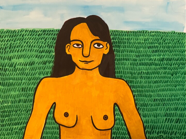 "Wild" başlıklı Tablo Ekaterina Dutkevich tarafından, Orijinal sanat, Guaş boya