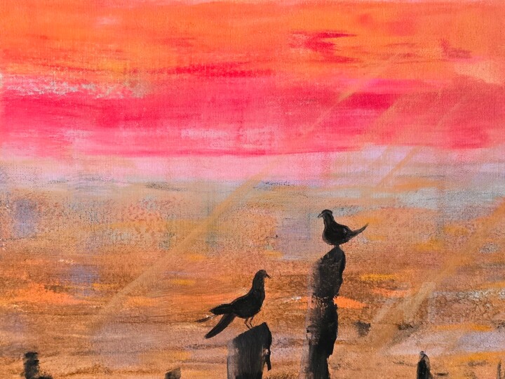 Malarstwo zatytułowany „Nasze Randez-Vous /…” autorstwa Ewa Mościszko, Oryginalna praca, Akryl