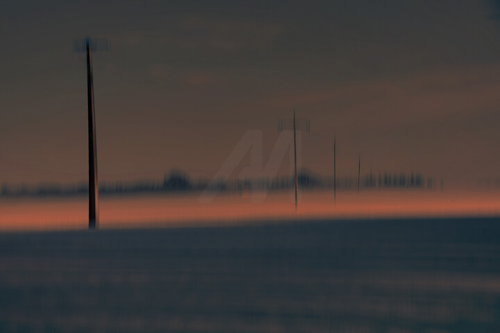 Photographie intitulée "Toundra" par Olive, Œuvre d'art originale, Photographie numérique
