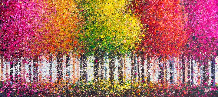 绘画 标题为“Soft October” 由Bogdana Antoniuk, 原创艺术品, 丙烯