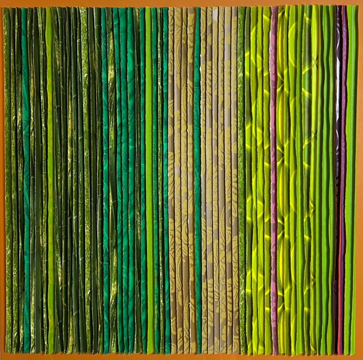 Γλυπτική με τίτλο "Eyecandy no:8-A wal…" από Uday Mastenbroek, Αυθεντικά έργα τέχνης, Χαρτί