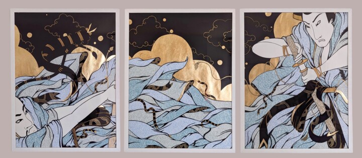 Kolaj,  25,7x59,1 in 