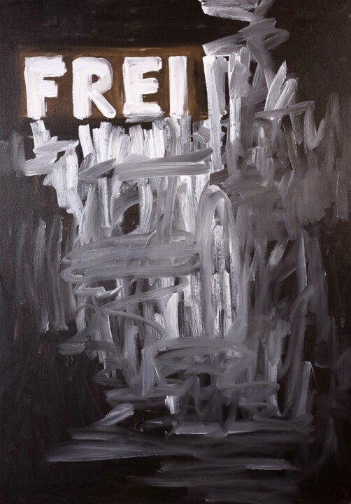 "Free-me-not" başlıklı Tablo Anna Doronina tarafından, Orijinal sanat, Petrol
