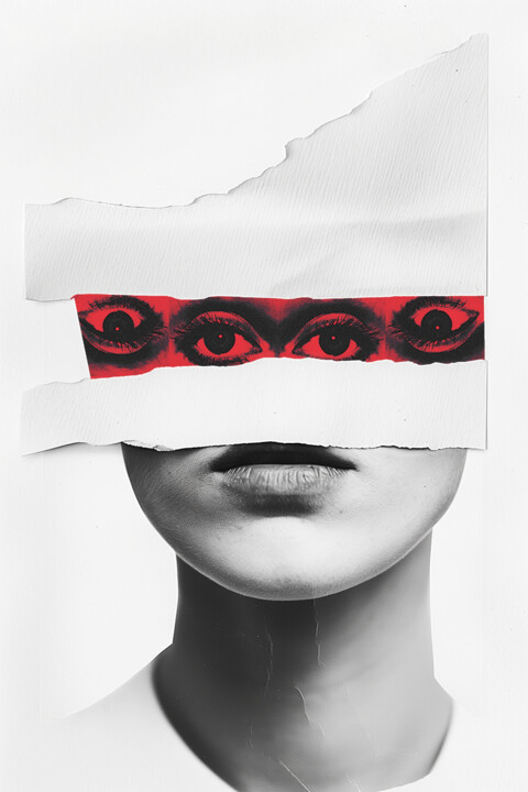 Arts numériques intitulée "Perception" par Ahmet Yılmaz, Œuvre d'art originale, Collage numérique