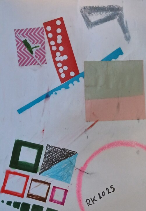 Εκτυπώσεις & Χαρακτικά με τίτλο "Vormen die praten" από Ronnie Kolner, Αυθεντικά έργα τέχνης, Ψηφιακή εκτύπωση