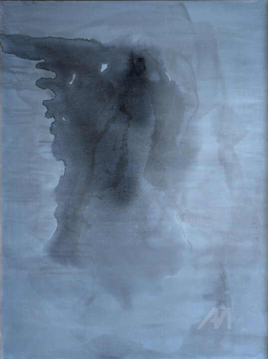 Malarstwo zatytułowany „Synergy 7” autorstwa Maja Gajewska, Oryginalna praca, Olej Zamontowany na Drewniana rama noszy