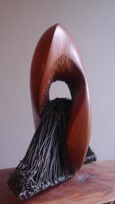 Sculpture titled "Atrapando un sueño" by Alfranco, Original Artwork