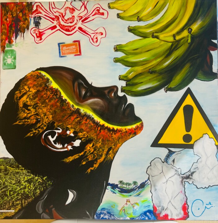 Painting titled "PESTICIDES" by Mathias Art, Original Artwork, Acrylic