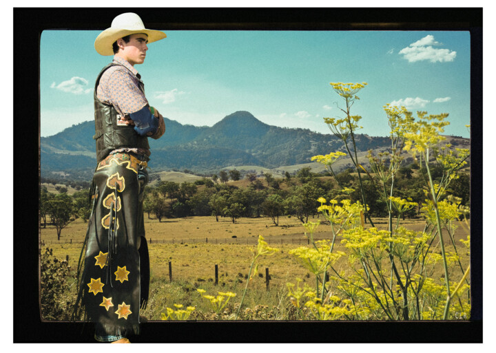 Photography titled "Highland Cowboy (Wh…" by Claire Letitia Reynolds, Original Artwork, Digital Photography