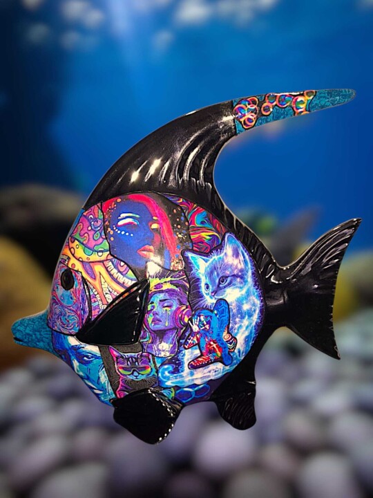 Sculpture titled "bubulle" by Siberil Rey, Original Artwork, Ceramics