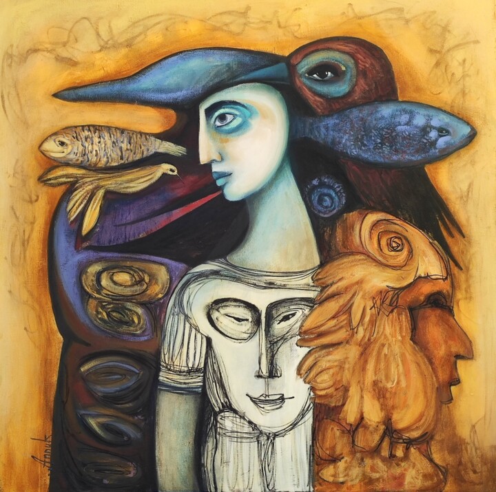 Malerei,  31,5x31,5 in 