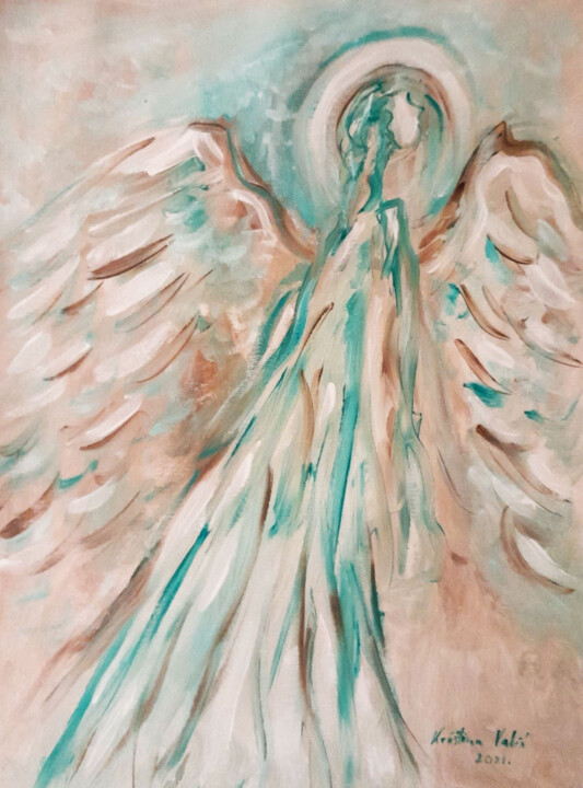 "Angel #51" başlıklı Tablo Kristina Valić tarafından, Orijinal sanat, Akrilik