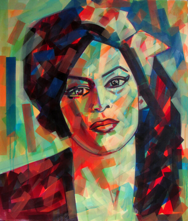 Malarstwo zatytułowany „Frankly Speaking” autorstwa Piotr Kachny, Oryginalna praca, Olej