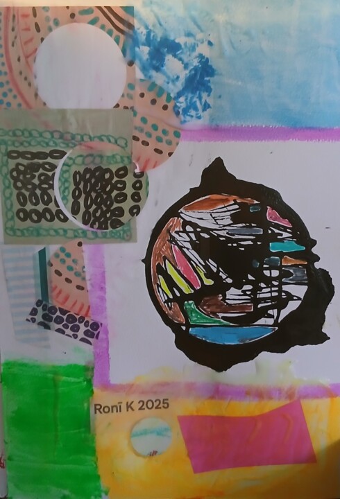 Εκτυπώσεις & Χαρακτικά με τίτλο "Kern van chaos" από Ronnie Kolner, Αυθεντικά έργα τέχνης, Ψηφιακή εκτύπωση