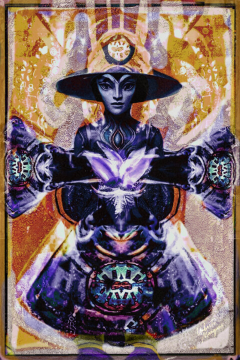 "Il Cavaliere delle…" başlıklı Dijital Sanat Mangani' tarafından, Orijinal sanat, Dijital Resim artwork_cat. üzerine monte e…