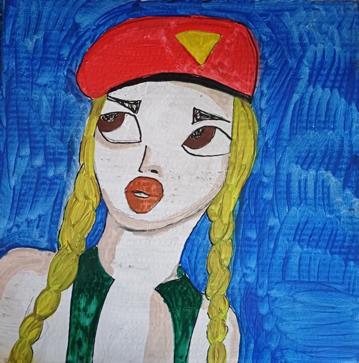 绘画 标题为“The daughter” 由Ashton Knighting, 原创艺术品, 水粉