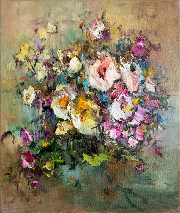 Painting titled "Joy" by Hennadii Penskyi, Original Artwork, Oil