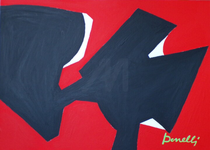 Peinture intitulée "COMPOSITION 12" par Gabriele Donelli, Œuvre d'art originale, Acrylique